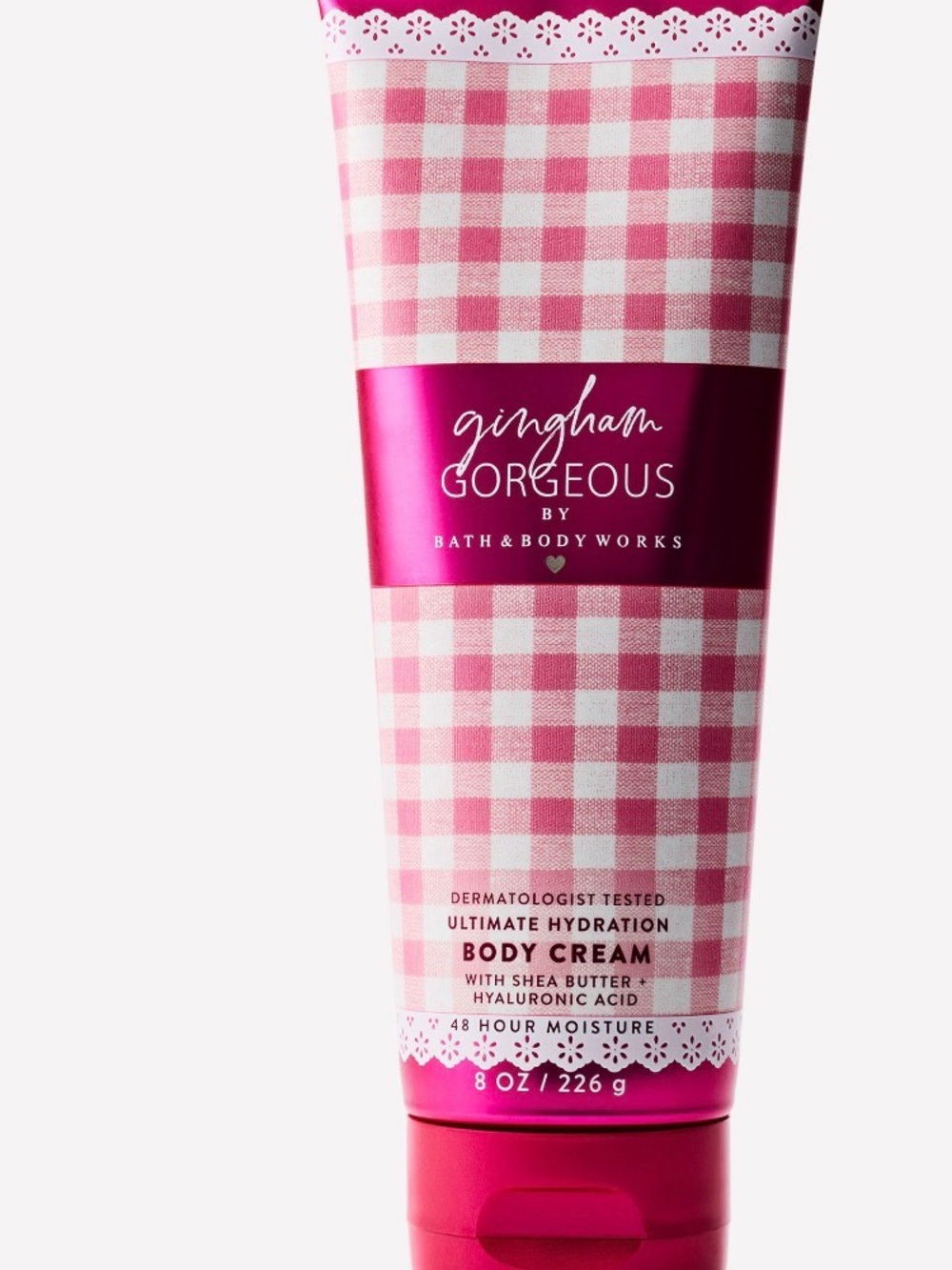 Bath & Body Works Gingham Gorgeous Pink Body Cream